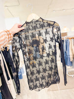 Load image into Gallery viewer, Floral Layering Top - Black
